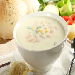 شوربة الذرة بالدجاج